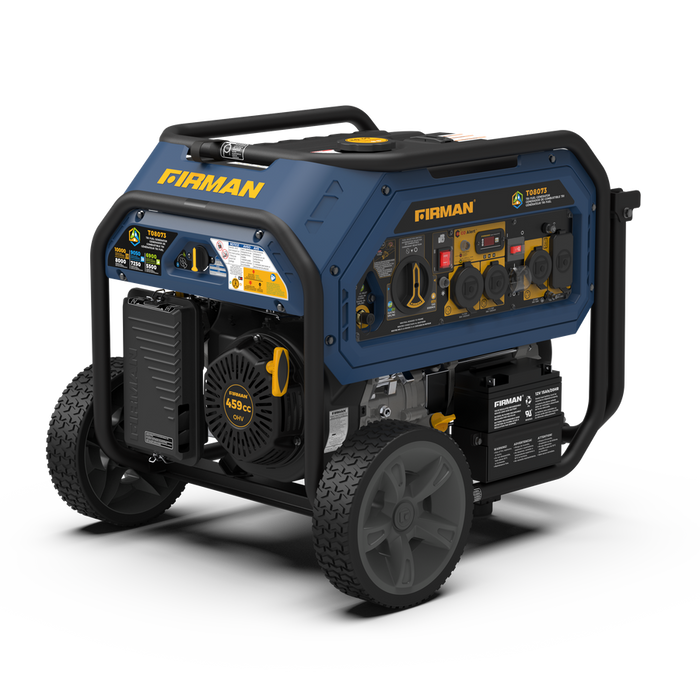 Firman Tri Fuel Portable Generator 10000/8000W Electric Start With CO Alert