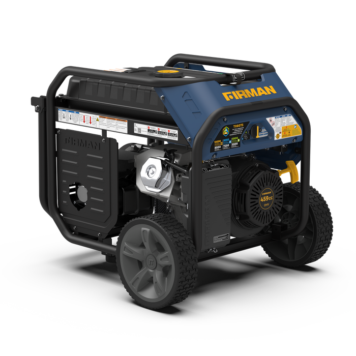 Firman Tri Fuel Portable Generator 10000/8000W Electric Start With CO Alert