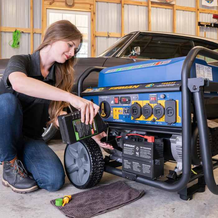 Firman Tri Fuel Portable Generator 11600W Electric Start 120V/240V with CO alert