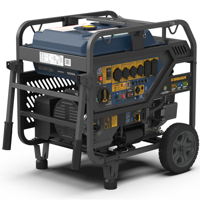 Firman Tri Fuel Portable Generator 15000W Electric Start 120/240V With CO Alert