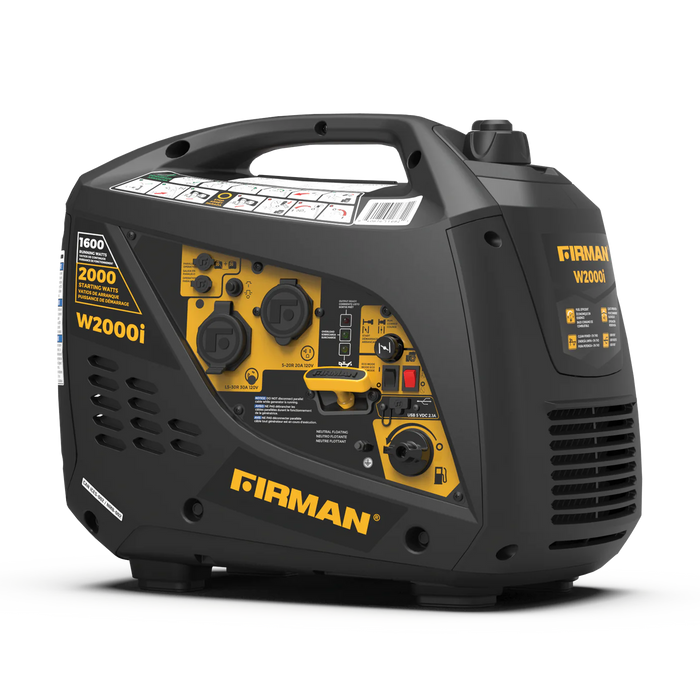 Firman Refurbished Gas Inverter 2000W Recoil Start