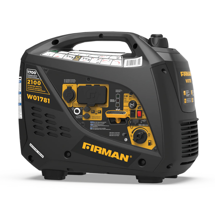 Firman Refurbished Inverter Portable Generator 2100W Recoil Start