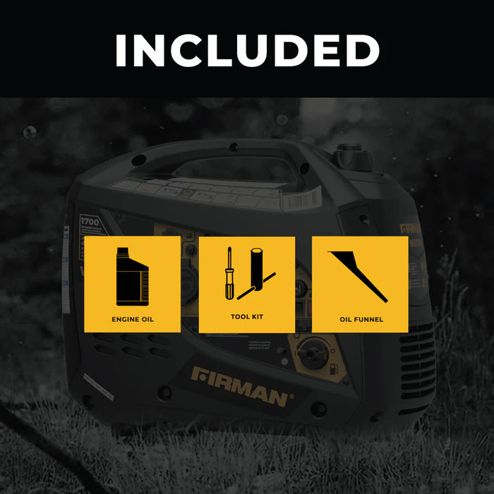 Firman Inverter Portable Generator 2100W Recoil Start