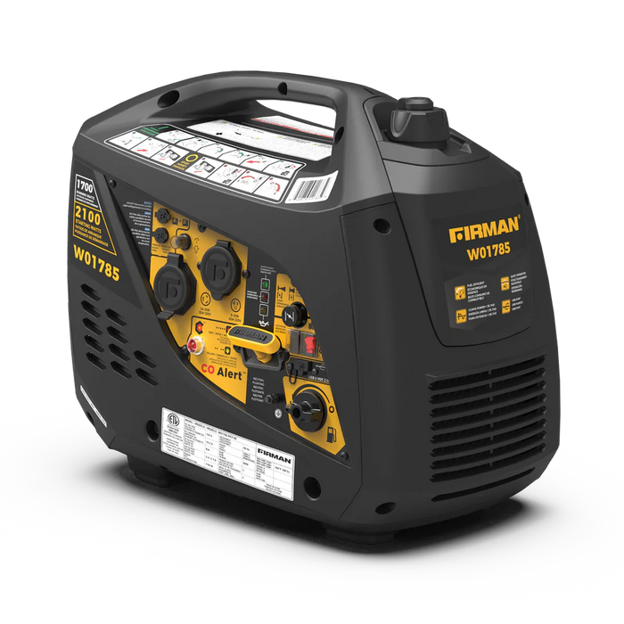 Firman Inverter Portable Generator 2100W Recoil Start with CO Alert