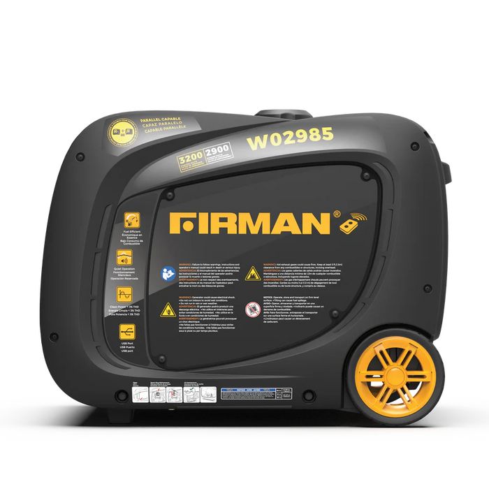 Firman Inverter Portable Generator 3200W Remote Start