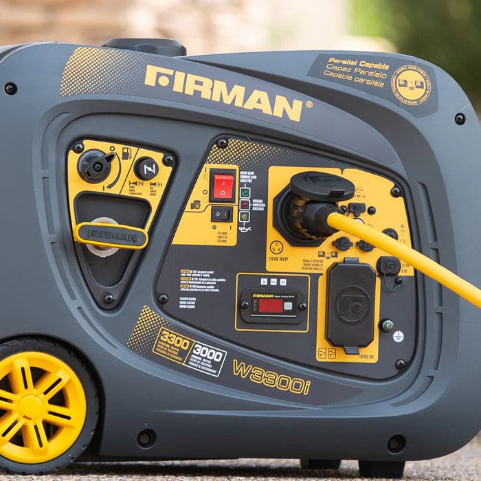 Firman Refurbished Inverter Gas Portable Generator 3300W Recoil Start