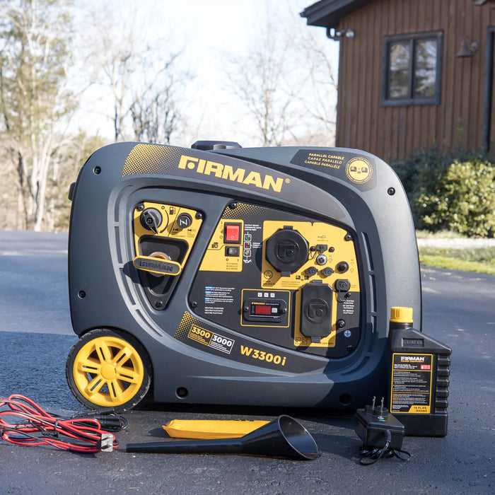 Firman Refurbished Inverter Gas Portable Generator 3300W Recoil Start