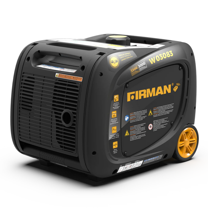 Firman Refurbished Inverter Gas Portable Generator 3300W Recoil Start