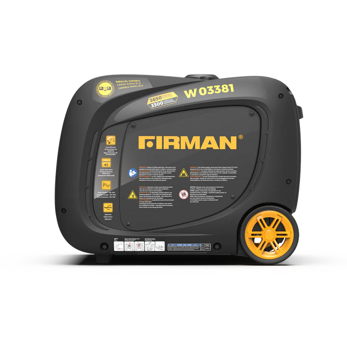 Firman Gas Inverter Portable Generator 3650W Recoil Start