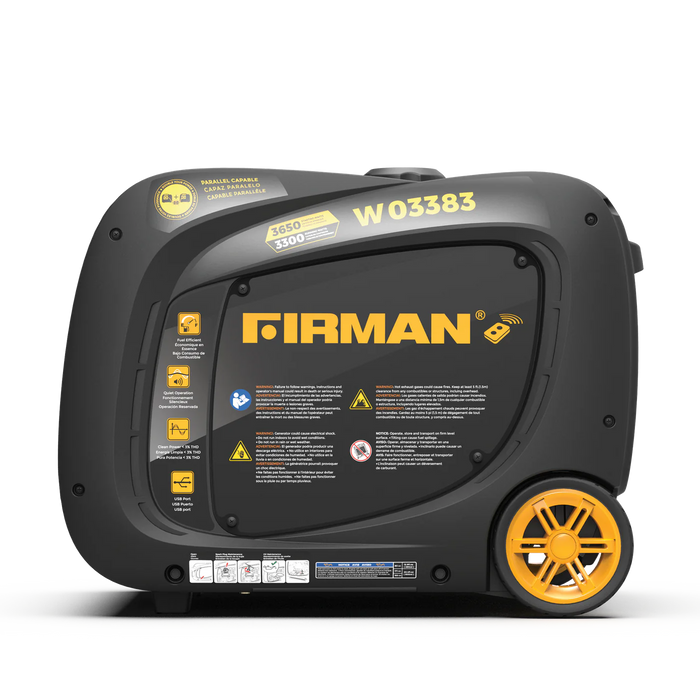 Firman Inverter Portable Generator 3650W Remote Start