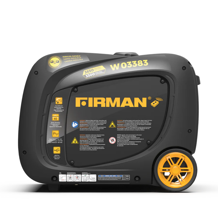 Firman Refurbished Inverter Portable Generator 3650W Remote Start