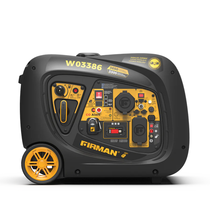 Firman Inverter Portable Generator 3650W Remote Start with CO ALERT