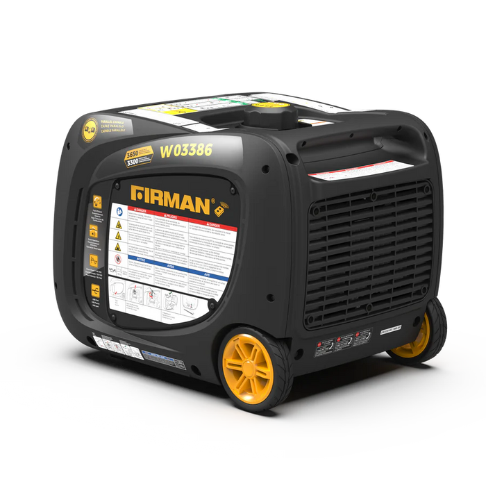 Firman Inverter Portable Generator 3650W Remote Start with CO ALERT