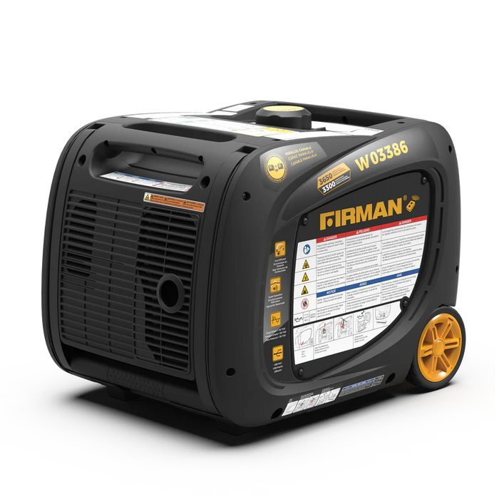 Firman Inverter Portable Generator 3650W Remote Start with CO ALERT