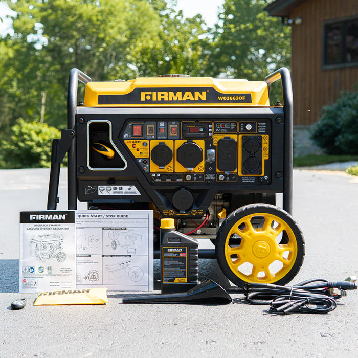 Firman Inverter Open Frame Portable Generator 4500W Remote Start with CO Alert