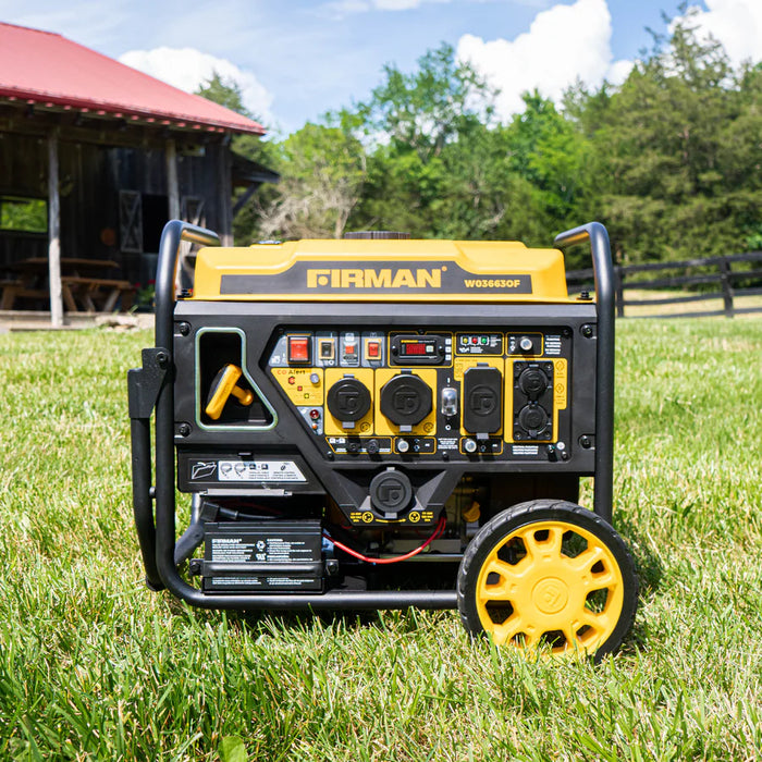 Firman Inverter Open Frame Portable Generator 4500W Remote Start with CO Alert