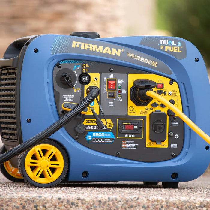 Firman Dual Fuel Inverter Portable Generator 3200W Electric Start