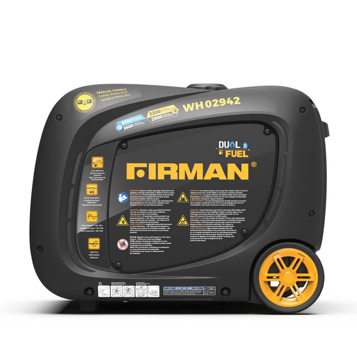 Firman Refurbished Dual Fuel Inverter 3200W Electric Start Document Library