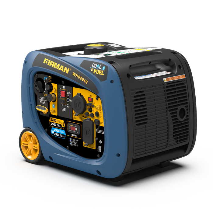 Firman Dual Fuel Inverter Portable Generator 3200W Electric Start