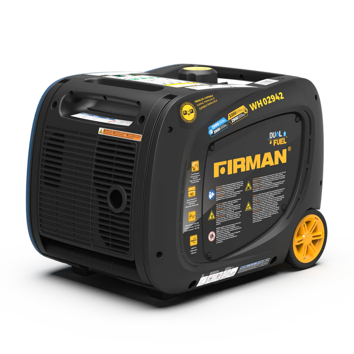 Firman Dual Fuel Inverter Portable Generator 3200W Electric Start