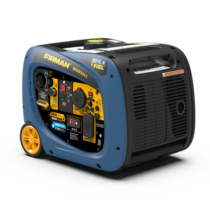 Firman Dual Fuel Inverter Portable Generator 3300W Recoil Start