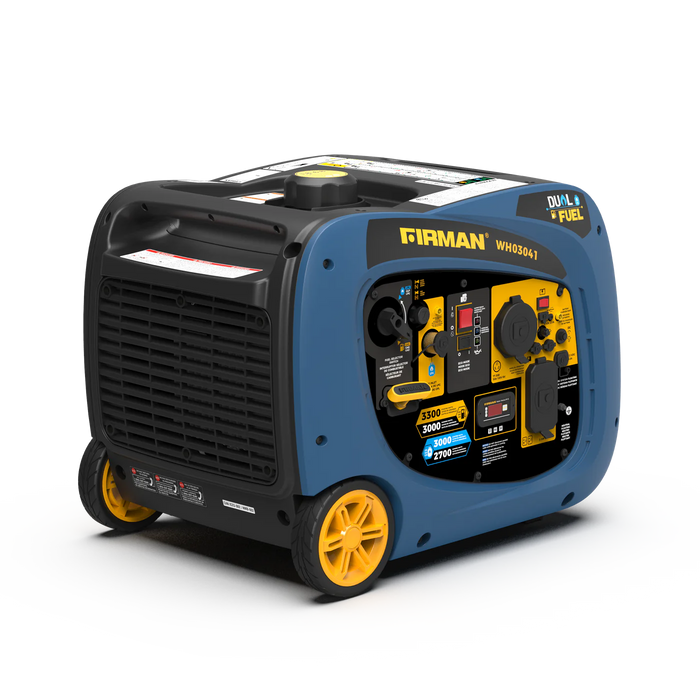 Firman Dual Fuel Inverter Portable Generator 3300W Recoil Start