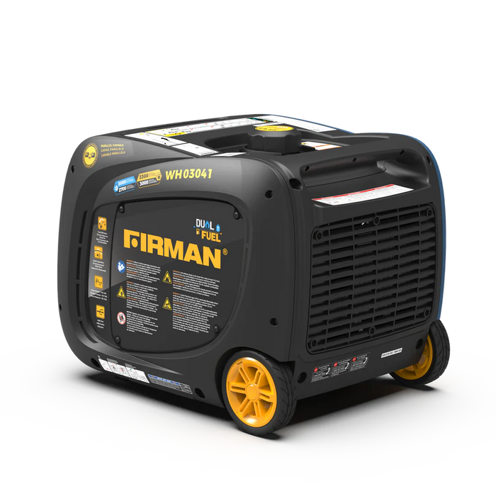 Firman Dual Fuel Inverter Portable Generator 3300W Recoil Start