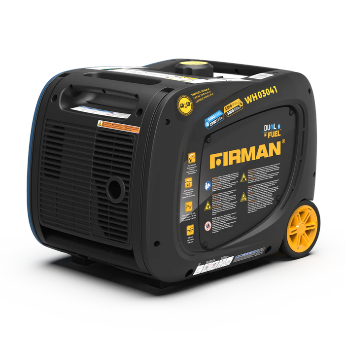 Firman Dual Fuel Inverter Portable Generator 3300W Recoil Start