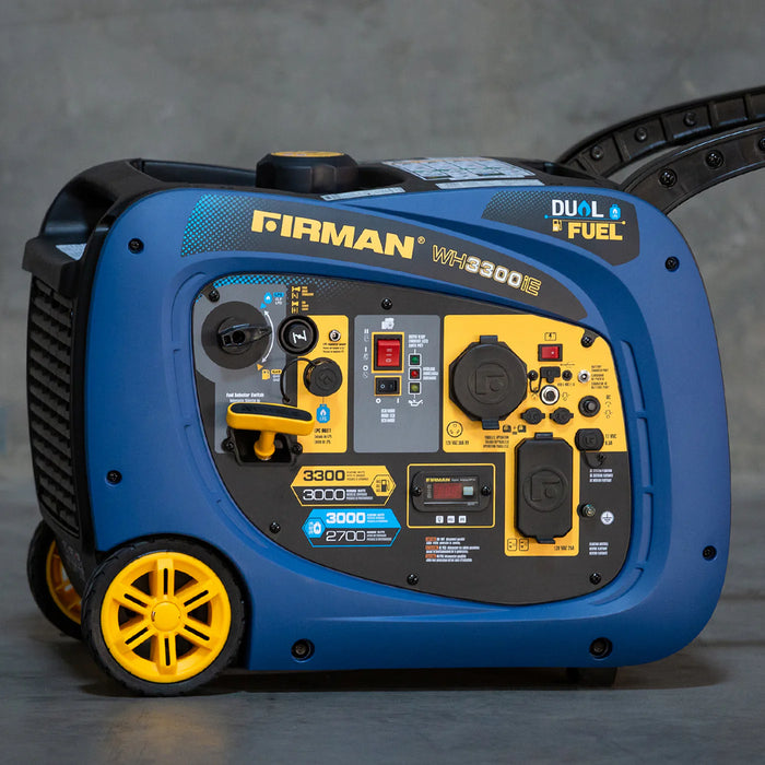 Firman Dual Fuel Inverter Portable Generator 3300W Electric Start