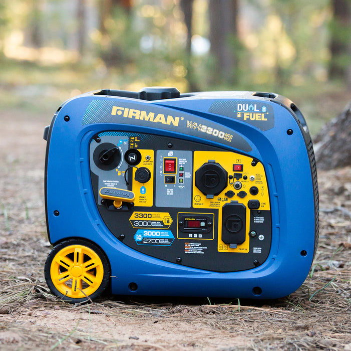 Firman Dual Fuel Inverter Portable Generator 3300W Electric Start