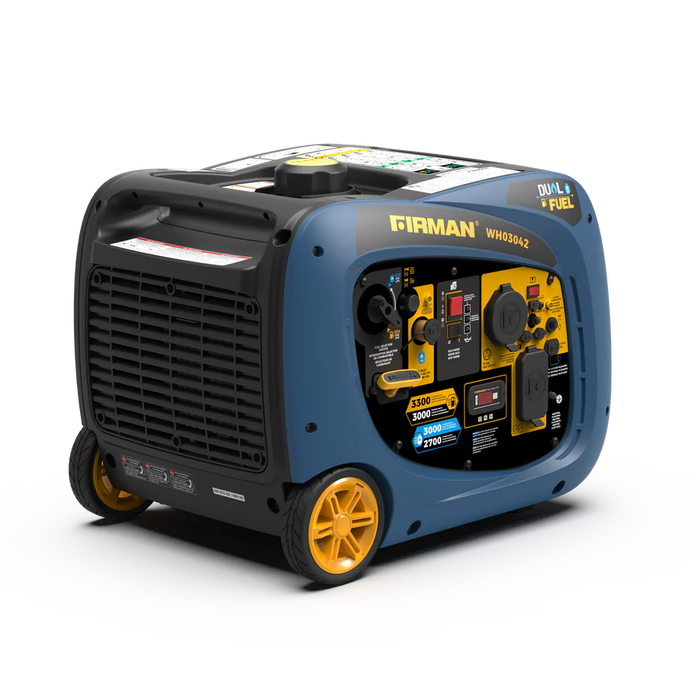 Firman Dual Fuel Inverter Portable Generator 3300W Electric Start