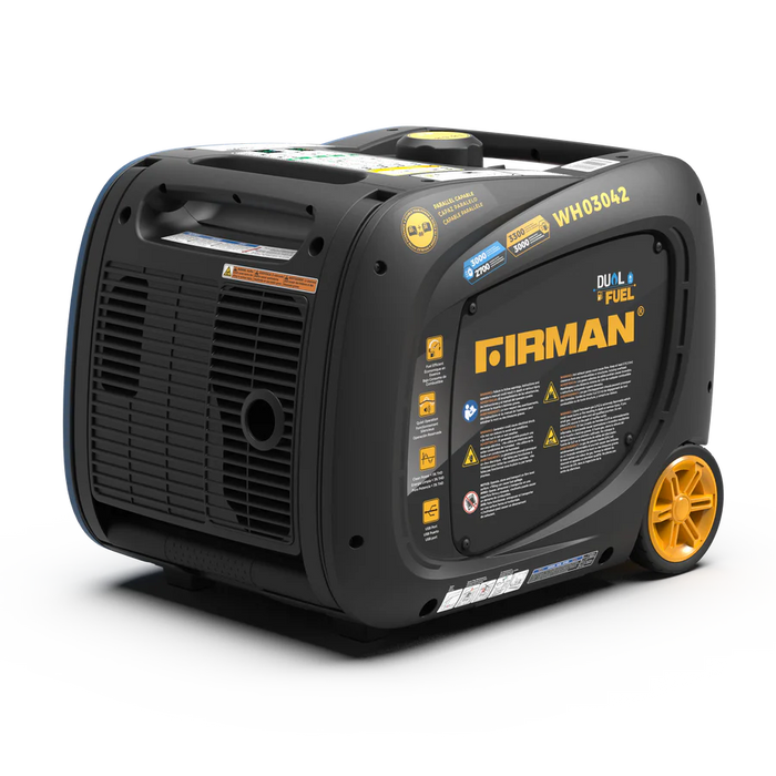 Firman Dual Fuel Inverter Portable Generator 3300W Electric Start