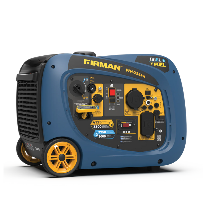 Firman Dual Fuel Inverter Portable Generator 4125W Electric Start