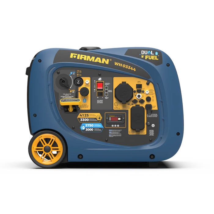 Firman Dual Fuel Inverter Portable Generator 4125W Electric Start