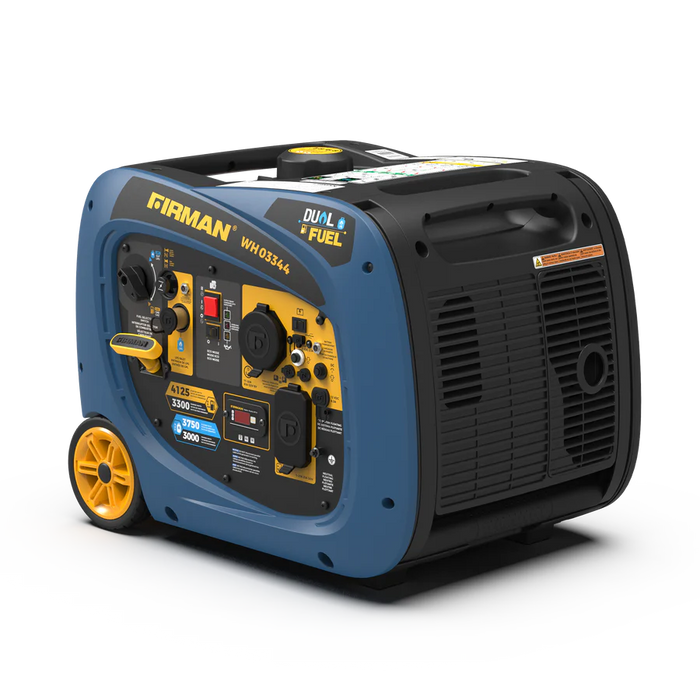 Firman Dual Fuel Inverter Portable Generator 4125W Electric Start