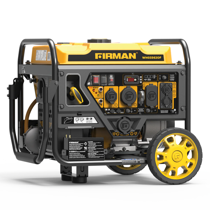 Firman Dual Fuel Open Frame Inverter 4400W Electric Start with CO ALERT