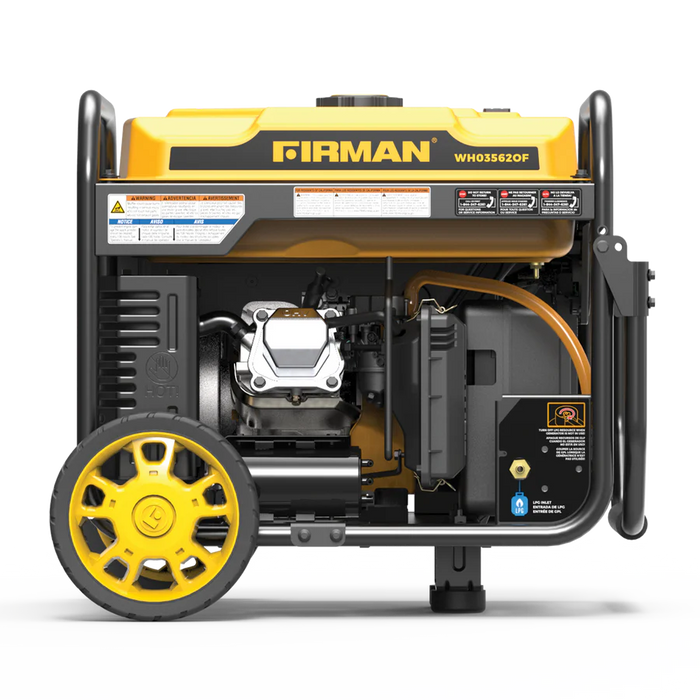 Firman Dual Fuel Open Frame Inverter 4400W Electric Start with CO ALERT