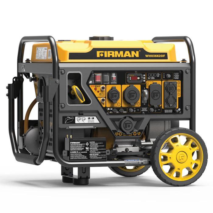 Firman Dual Fuel Open Frame Inverter 4500W Electric Start With CO Alert