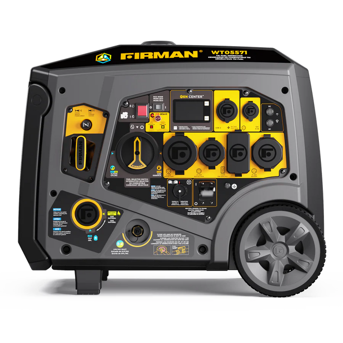 Firman Tri Fuel Inverter Portable Generator 6850W Electric Start With CO Alert