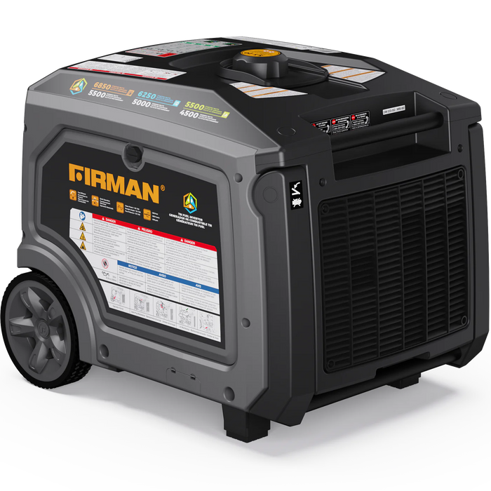 Firman Tri Fuel Inverter Portable Generator 6850W Electric Start With CO Alert