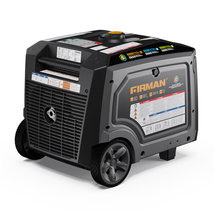 Firman Tri Fuel Inverter Portable Generator 6850W Electric Start With CO Alert