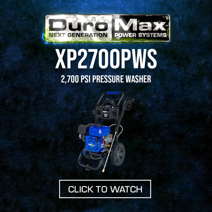 Duromax 2,700-PSI 2.3-GPM 180cc Gas Engine Pressure Washer | XP2700PWS