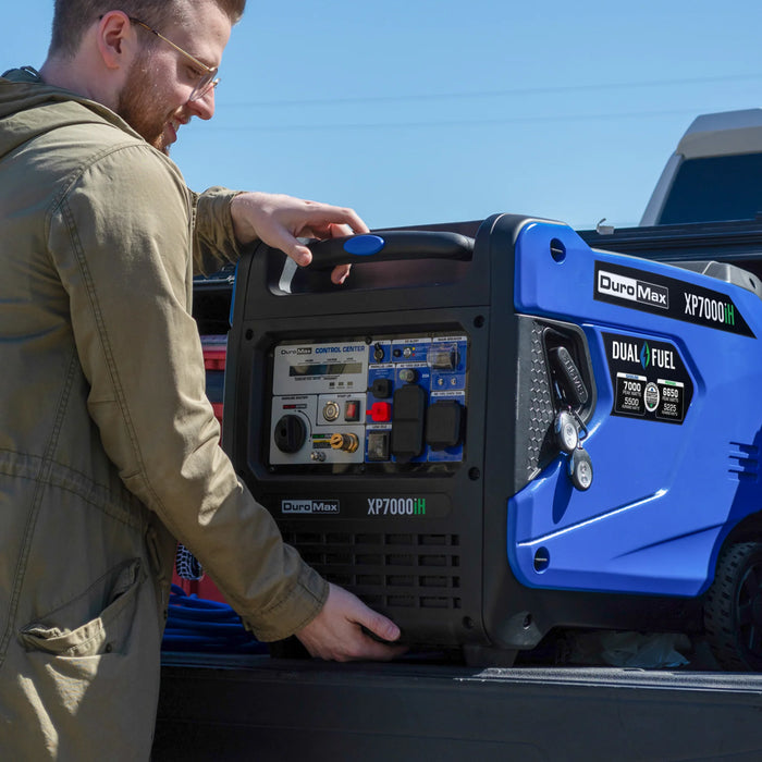 7,000 Watt Portable Dual Fuel Inverter Generator w/ CO Alert