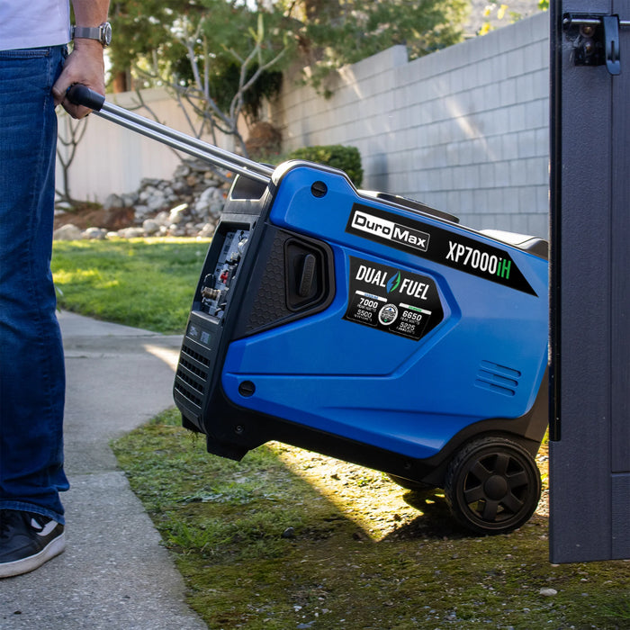 7,000 Watt Portable Dual Fuel Inverter Generator w/ CO Alert