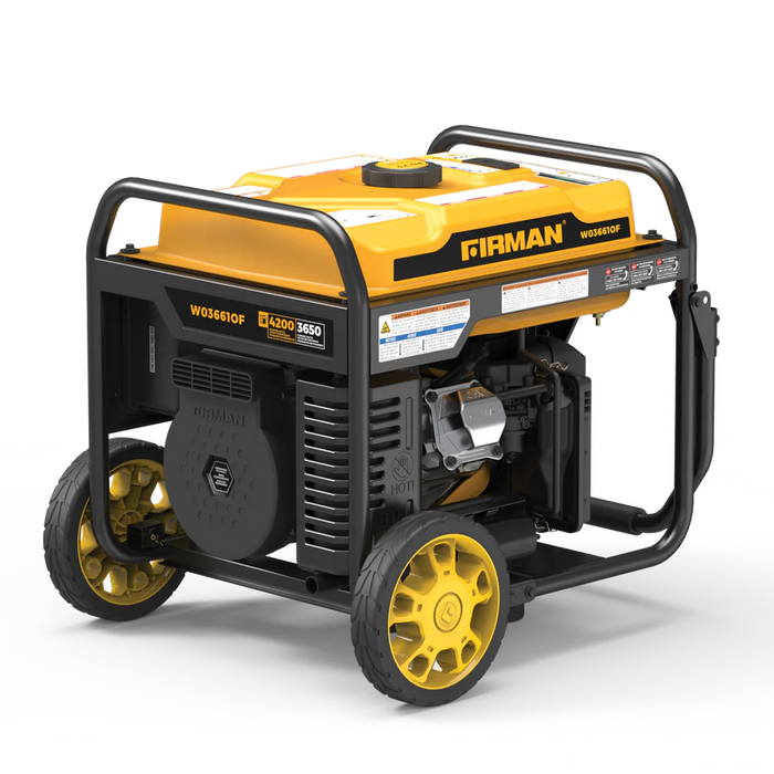 Firman Inverter Open Frame Portable Generator 4500W Recoil Start with CO Alert