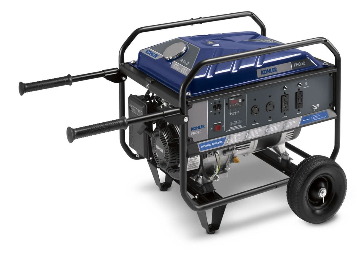 Kohler PRO9.0 7200W Portable Generator with Mobility Kit — Build the Power