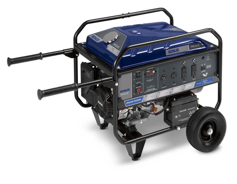 Kohler PRO9.0E 7200W Electric Start Portable Generator with Mobility Kit