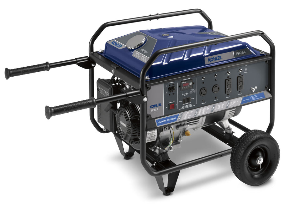 Kohler PRO6.4 5200W Portable Generator with Mobility Kit