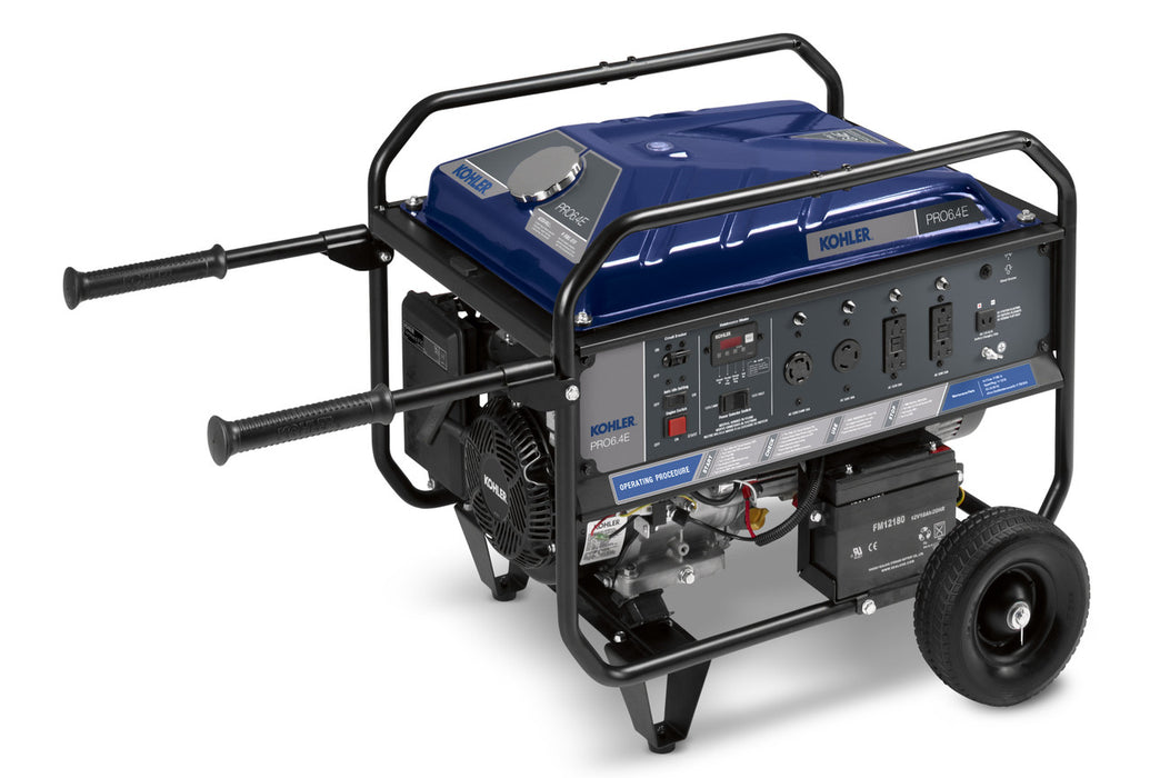 Kohler PRO6.4E 5200W Electric Start Portable Generator with Mobility Kit