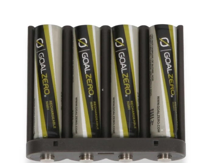 Goal Zero AAA Rechargeable Batteries (4-Pack) with Adapter